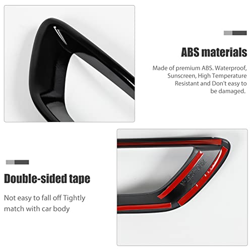 Hoolcar Front Fog Lights Cover Fog Lamp Frame Trim Replacement - Product Imagery