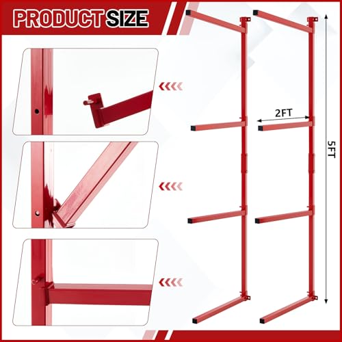 BBTO Wall Mount Bumper Stand, Auto Bumper Storage Rack, Load - Product Imagery