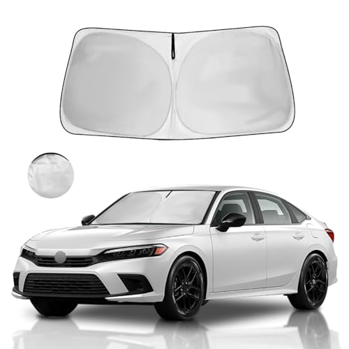 Windshield Sun Shade Car Sunshade Accessories for Honda Civic - Product Imagery