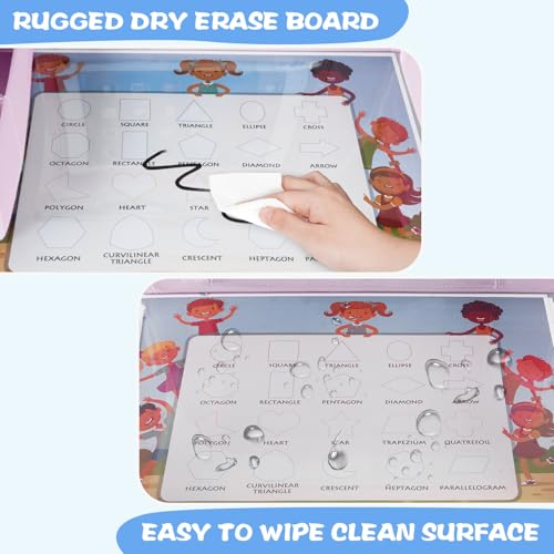 MENZOKE Kids Travel Tray for Toddler Car Seat, Gift for Girl - Product Imagery