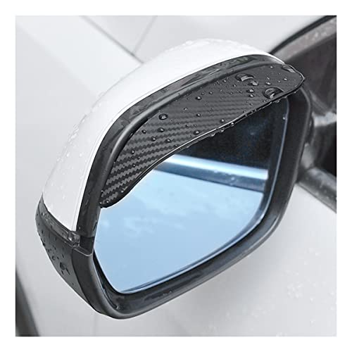Blilo 2PCS Smoke Visor Guards for Car Side Mirrors - Waterproof - Product Imagery