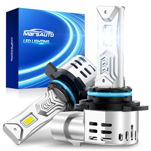 Marsauto 9012 LED Light Bulbs, 60,000LM 12X Brightness - 2 Pack - Product Imagery