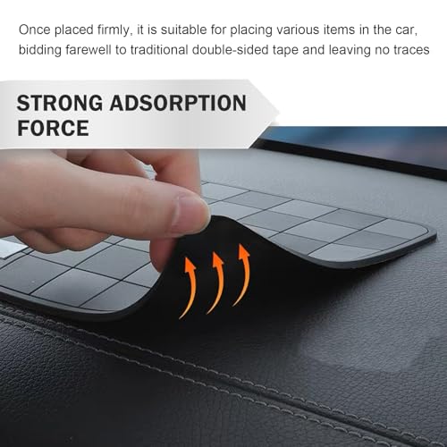 Car Dashboard Non Slip Mat, Multifunctional Car Anti-slip Mat, - Product Imagery