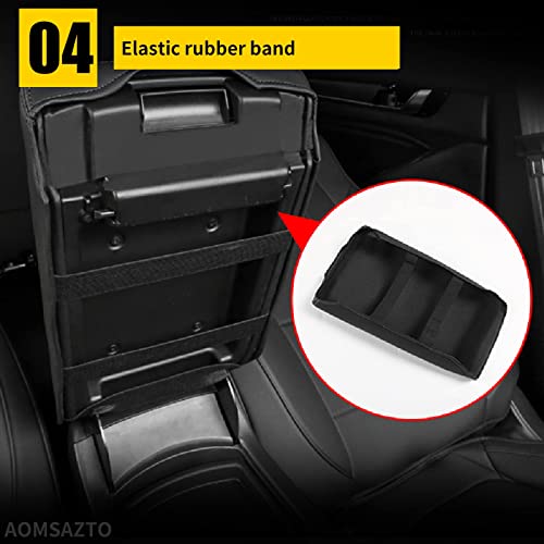 AOMSAZTO Black Leather Armrest Covers for Grand Cherokee - Product Imagery
