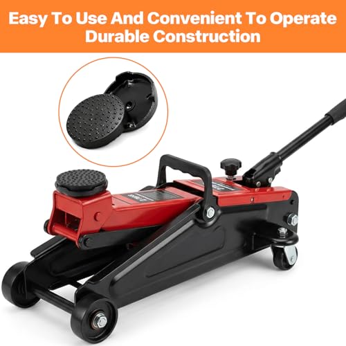 Yesland 2 Pack Floor Jack Saddle with Rubber Pad, 4.8 Inch in - Product Imagery