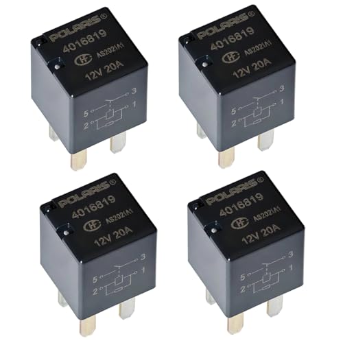 4016819-12V (Set of 4) 12VDC 20A 4PIN Ultra Micro ISO Automotive - Product Imagery