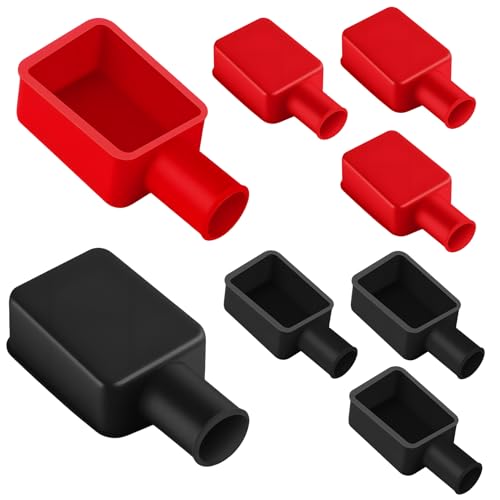 8PCS Battery Terminal Cover, Battery Terminal Protector, Rubber - Product Imagery