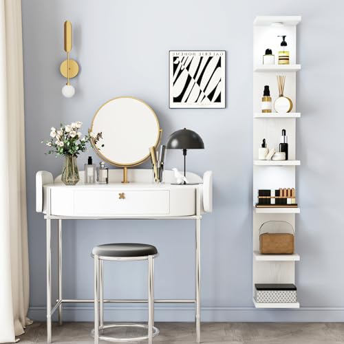 Fixwal 7 Tier Wall Shelf with LED Lights Lack Shelf for Room - Product Imagery