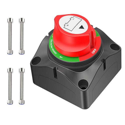 Nilight 1-2-Both-Off Battery Switch Power Cut Master Isolator - Product Imagery