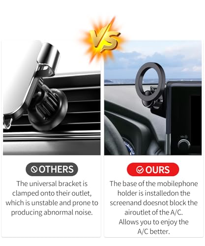 Car Phone Holder for Toyota RAV4 2019-2025 Accessories, 7/8" - Product Imagery