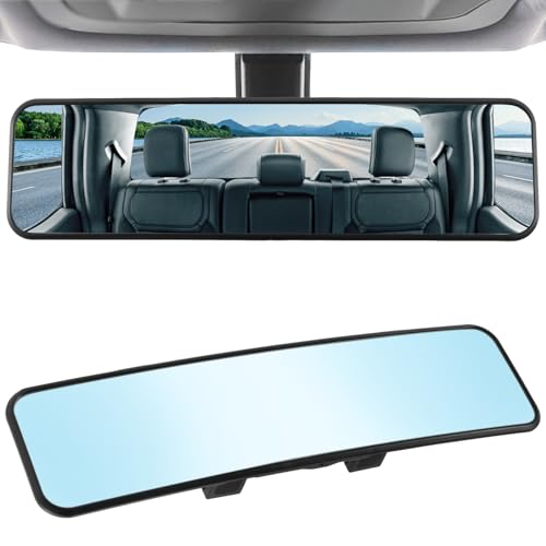LivTee Anti Glare Rear View Mirror, Universal 11.3'' (287mm), - Product Imagery