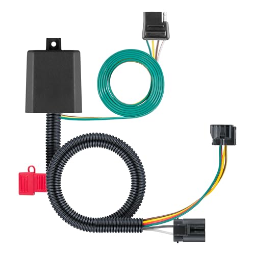 CURT 56332 Vehicle-Side Custom 4-Pin Trailer Wiring Harness, - Product Imagery
