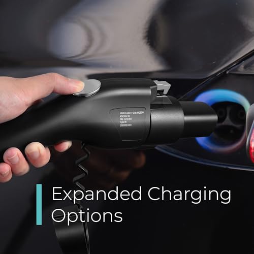 Lectron J1772 to Tesla Adapter 80 Amp (240V) - EV Charging - Product Imagery