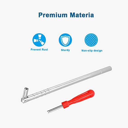 Riseuvo Tire Valve Stem Puller and Installer Tool Kit for Cars, - Product Imagery
