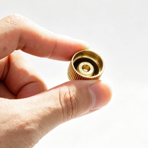4Pcs AC Valve Caps Stem Car, Brass High & Low Pressure Service - Product Imagery