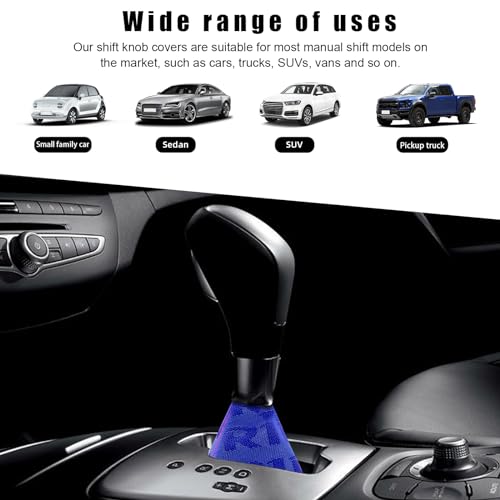 Car Shift Knob Dust Cover, Shift Boot Cover, Hyper Fabric - Product Imagery