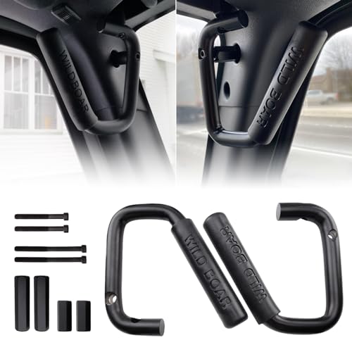 Front Grab Handle Kit Aluminum Alloy Grab Bar for 2007-2018 Jeep - Product Imagery