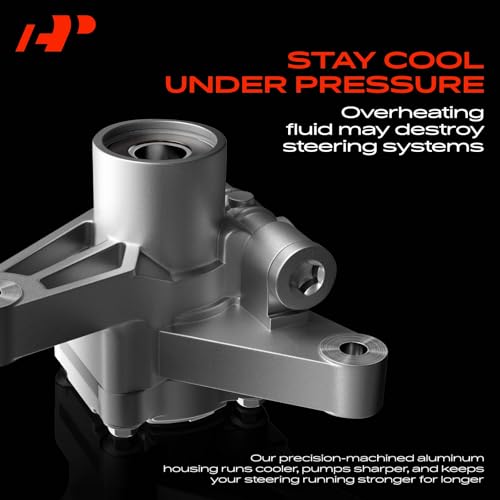 A-Premium Power Steering Pump, Precision-machined Steel - Product Imagery