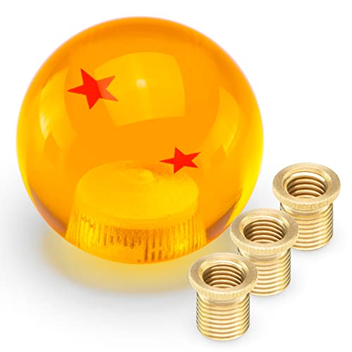 JDMBESTBOY Universal Z Shift Knob Ball 1-7 Star 54mm Adapters - Product Imagery