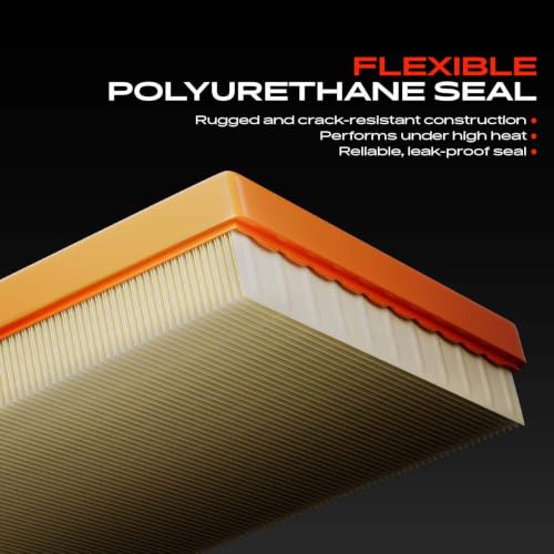 A-Premium Engine Air Filter Compatible with Nissan Model - Product Imagery