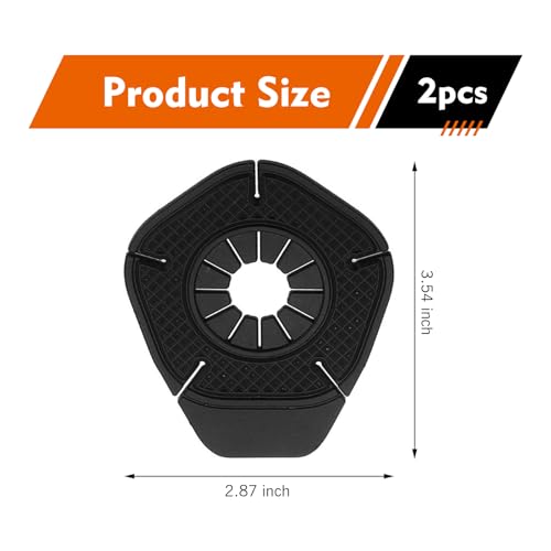 2PCS Car Wiper Arm Hole Protection Pad, Silicone Windshield - Product Imagery