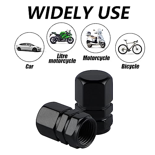 Aluminum Tire Stem Valve Caps Wheel Valve Covers Car Dustproof - Product Imagery