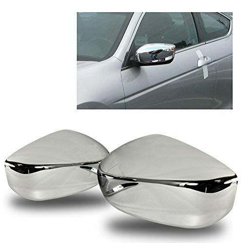 Sizver Chrome Top Half Door Mirror Cover Overlay Designed for - Product Imagery