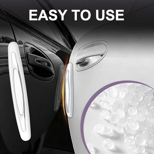 4PCS Car Door Edge Guards, Vehicle Side Door Self Adhesive - Product Imagery
