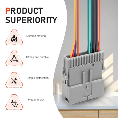 WZP Car Audio Wiring Harness, Radio Adapter Wiring Harness Kit - Product Imagery