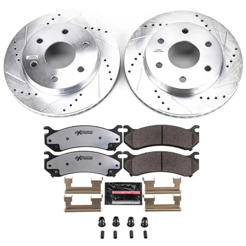PowerStop Z36 Truck & Tow Brake Pad & Rotor Kit Front K2009-36 - Product Imagery