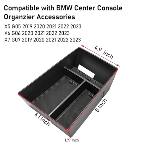 Jaronx For BMW X5 G05/X6 G06/X7 G07 Center Console Organizer - Product Imagery