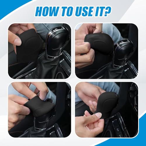 Car Gear Shift Knob Cover, Gear Shift Knob Cover Car Protect - Product Imagery