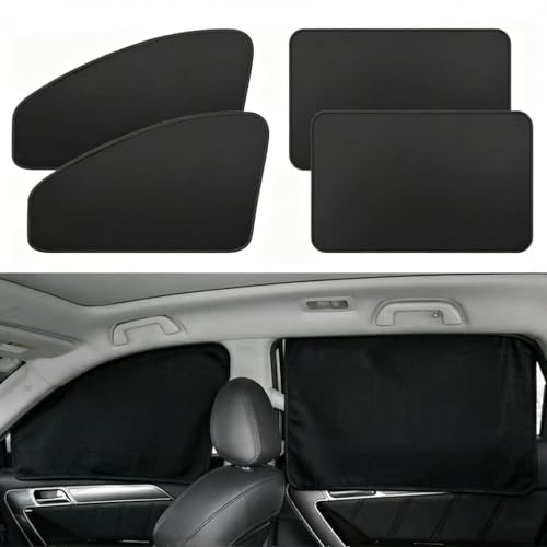 Car Sunshade, Car Privacy Window Shade, 100% Block Light for - Product Imagery