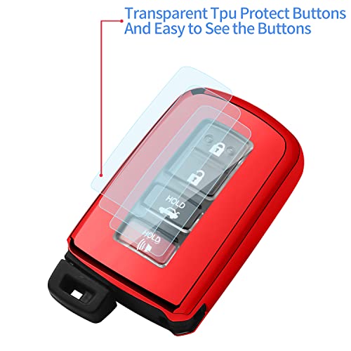 Compatible with Toyota Key Fob Cover with Keychain,Premium Soft - Product Imagery