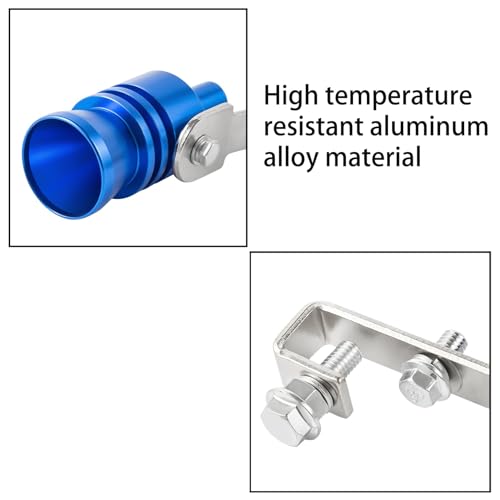 Ponpon 3Pcs Car Turbo Sound Universal Aluminum Turbo Whistle - Product Imagery