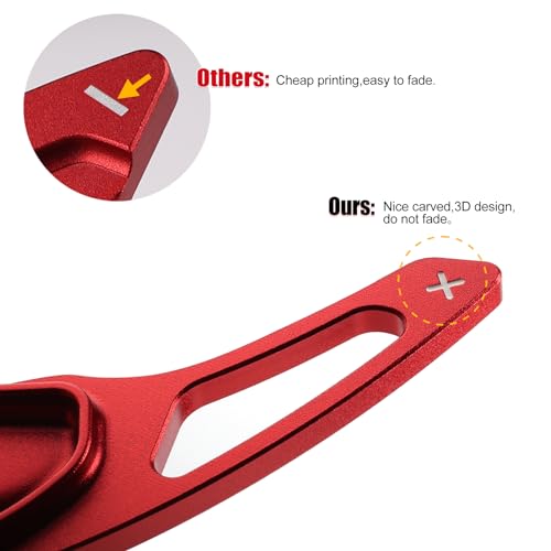 Thenice Paddle Shifters Extension for Honda Civic 2022-2026 -Red - Product Imagery