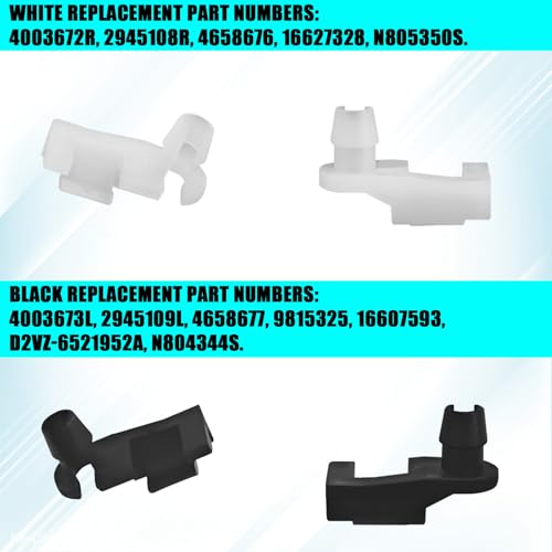 Door Lock Rod Clip, Door Handle Lock Rod Hood Latch Locking Push - Product Imagery