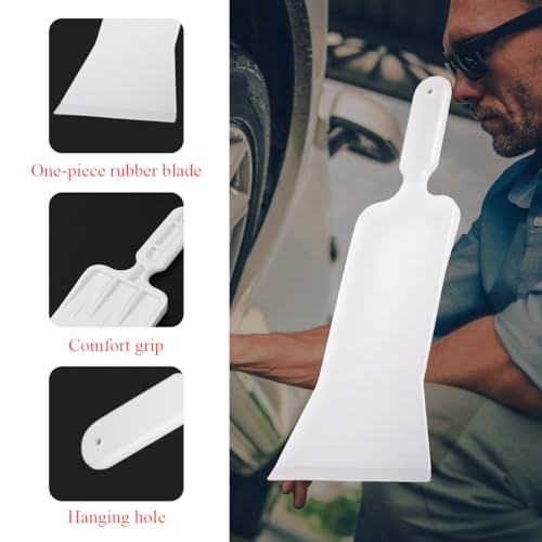 Yourkar Car Bulldozer Squeegee, Flat Long Handle Window Tint - Product Imagery