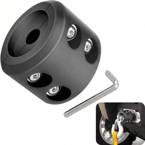 Winch Cable Hook Stopper, Heavy Duty Rubber Rope Line Saver, - Product Imagery