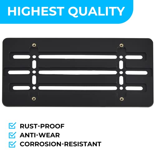 Front Bumper License Plate Bracket for BMW 2000-2026, Plate - Product Imagery