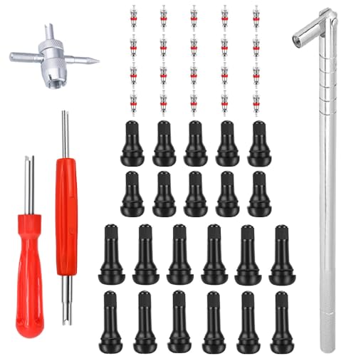 Riseuvo Tire Valve Stem Puller and Installer Tool Kit for Cars, - Product Imagery
