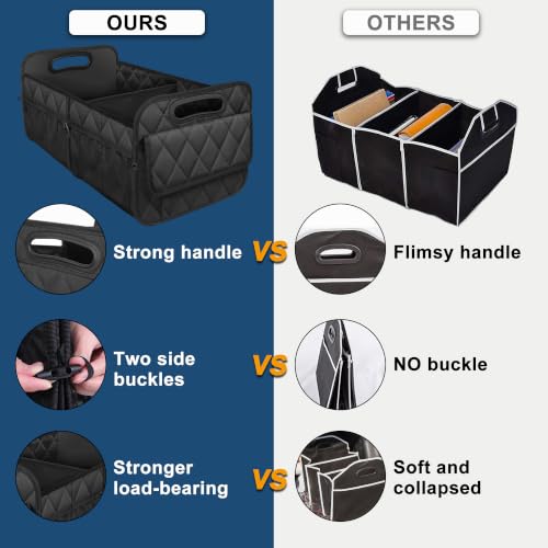 Deosk Car Trunk Organizer for SUV, Foldable Car Organizers and - Product Imagery