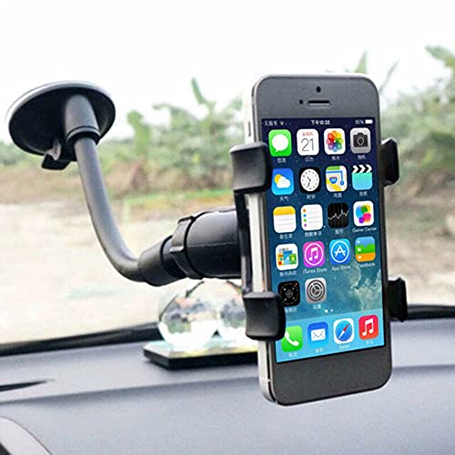 360° Car Windshield Mount Cradle Holder Stand for iPhone Mobile - Product Imagery
