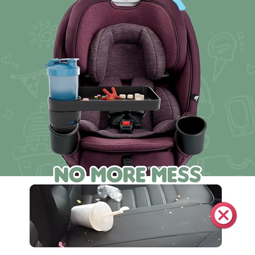 Car Seat Tray for Kids Fits 2.8'-3.2'Cup Holders (1, Standard - Product Imagery