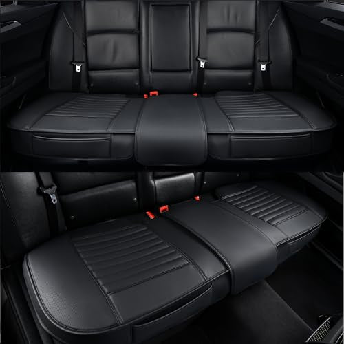 Back Seat Covers, Rear Seat Cushions, Auto Bench Protector with - Product Imagery