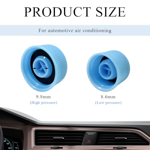 povtii Replacement Valve Caps for Car Air Conditioning, - Product Imagery