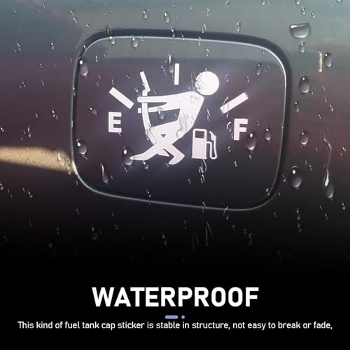 Funny Car Fuel Tank Sticker, High Gas Consumption Fuel Gauge - Product Imagery