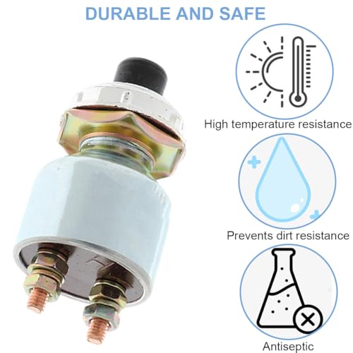 3 Pcs Car Start Switch Accessories Push Horn Button Starter - Product Imagery