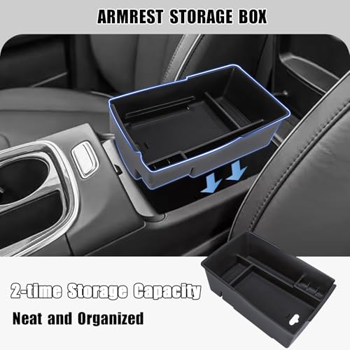 2PCS Center Console Organizer for 21-23 Hyundai Santa Fe - Product Imagery