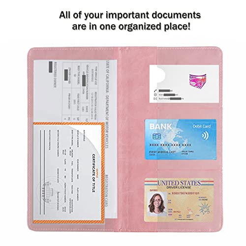 UYYE Auto Car Registration and Insurance Documents Holder - PU - Product Imagery